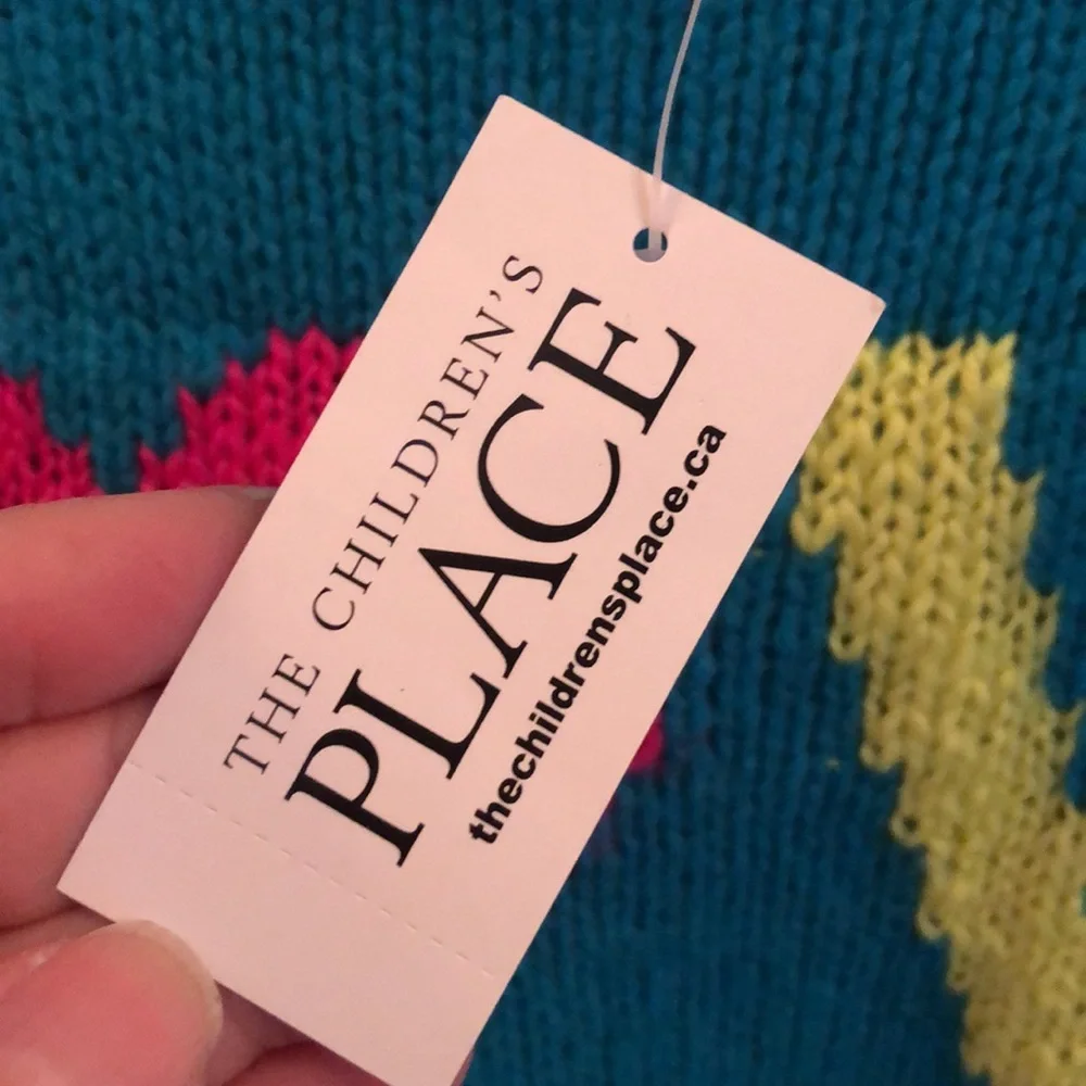 The Children's Place Girls Oversized Sweater Sz Girls Medium LOVE NWT brand new!